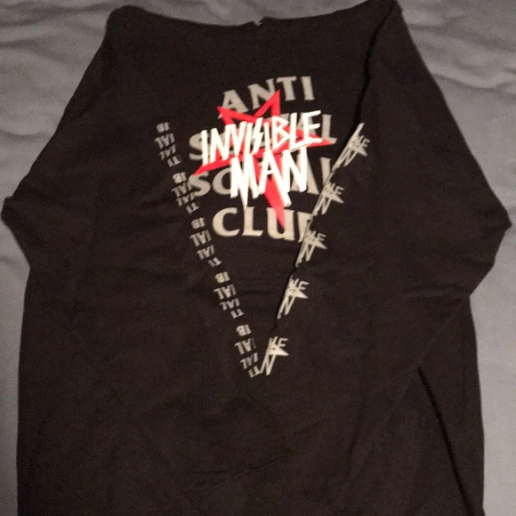Shirt Assc Invisible Man Anti Social Social Club Invisible Man